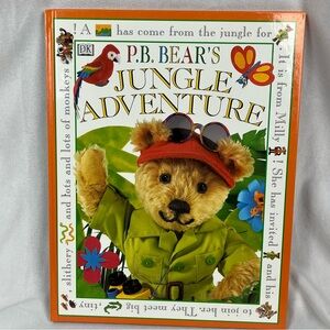 P.B. Bear's Jungle Adventure by Lee Davis (1999, Hardcover Book) NEW